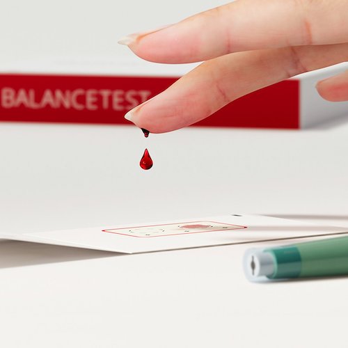Test z kapky krve s analýzou